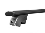 Bară de portbagaj Atera Signo RT 048237 din aluminiu negru (137 cm) pentru șine