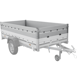 Laterale din aluminiu BIS pentru remorcile UNITRAILER GARDEN 264 KIPP ALU și 264/2 KIPP ALU