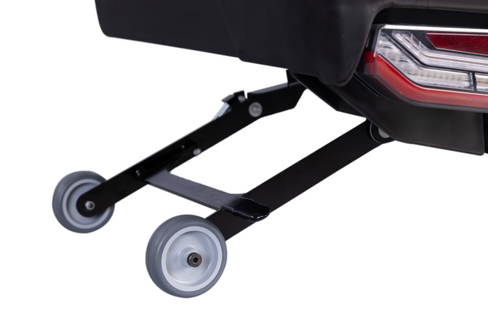 Cutie de remorcare Alpha urban neagră - cutie de bagaje montată pe bara de remorcare