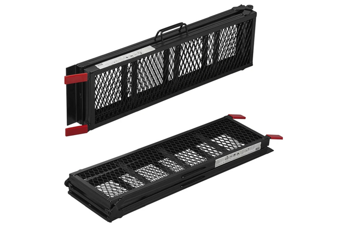 Rampe pliabile ProPlus 390094 din oțel pentru remorci, 203 cm, 680 kg, set de 2