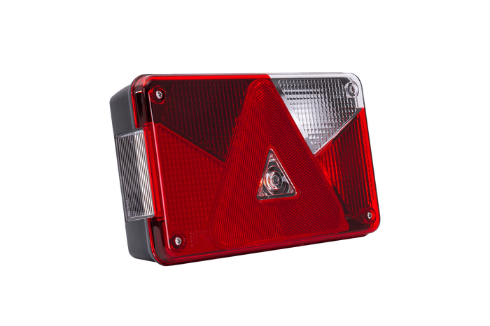 Set de lumini: lumini spate ASPÖCK MULTIPOINT V + lumini de degajare laterale ASPÖCK FLEXIPOINT I + cablaj ASPÖCK 4,5m 7-PIN