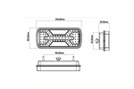 Stopuri KAMAR X-SPIDER L2430+L2431 cu baionetă, 5 pini, 7 funcții, stânga+dreapta