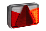 Lampă spate ASPÖCK MULTILED V cu baionetă, 8PIN, 5 funcții, stânga
