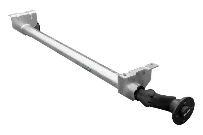 Axă nefrânată AL-KO OPTIMA pentru remorcă 750 kg 1285 mm 1620 mm 4x100