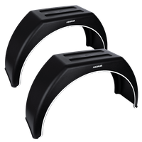 Set doua aparatoare de noroi pentru remorca 14-17" DOMAR DK3110, pasaje plate 880/280mm