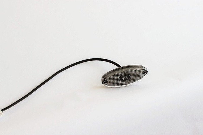 Set de două lămpi de marcare cu LED ASPÖCK FLATPOINT II, albe, universale