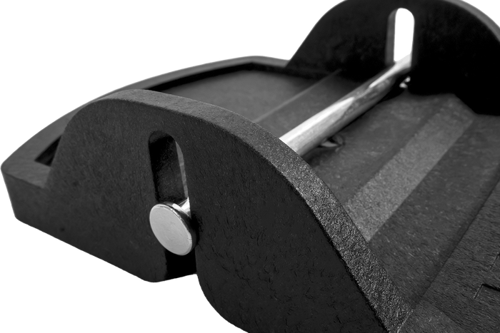 Set de patru plăcuțe de susținere pentru stabilizator de remorcă KNOTT 18x14x4,5cm