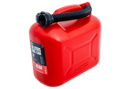 Canistră din plastic HERMON 10L cu pâlnie, roșie