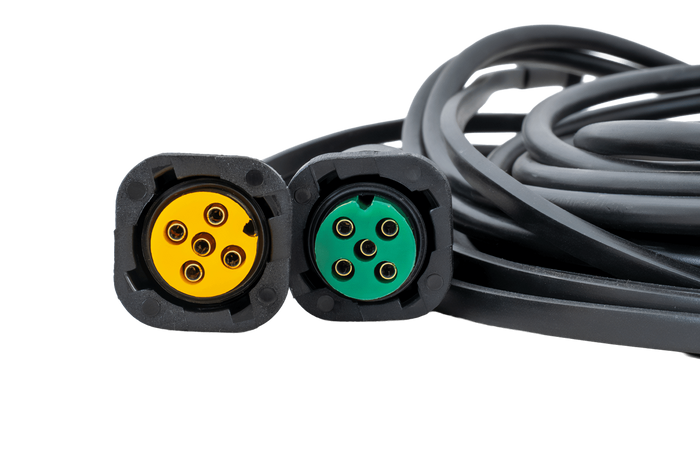 Instalatie electrica MANTES, cablaj remorca, 5m, mufa 13 PIN, baionete 2x 5 PIN