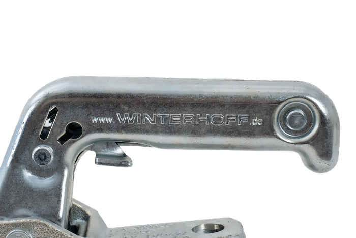 WINTERHOFF WW30-D3-K1414 cârlig cu bilă pentru o remorcă de 3000 kg cu bară de tracțiune tubulară de 50 mm, fontă