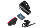 Set de lumini pentru bicicletă PROFEX 92618 Super Vision cu baterie (față și spate)