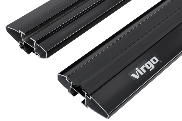 Bară de plafon Inter Pack Virgo IR 110 (G2) cu șine integrate (negru)