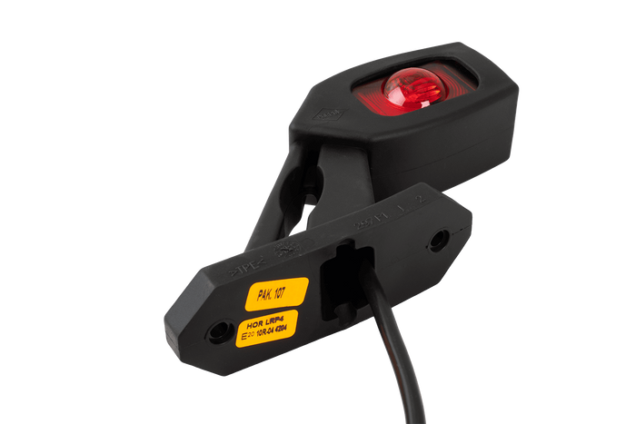 HORPOL LD 2109/P Lampă de degajare cu LED dreapta pe un braț de cauciuc