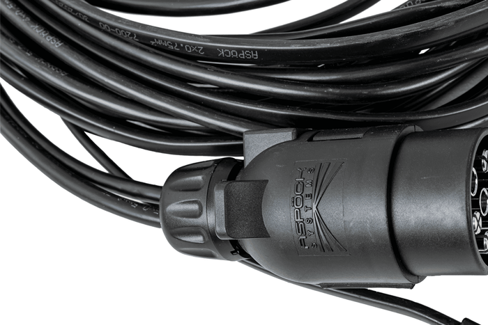 Cablaj remorcă instalație electrică ASPÖCK 4,5 m 7 pini baionete 2x 5 pini