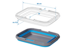 Bol pliabil de călătorie ProPlus 370303V01 din silicon, 16L