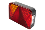 Set de lumini: lumini spate LED DOBPLAST DPT35 + lumini laterale FRISTOM FT-009 LED + cablaj MANTES 4,4m 7-PIN