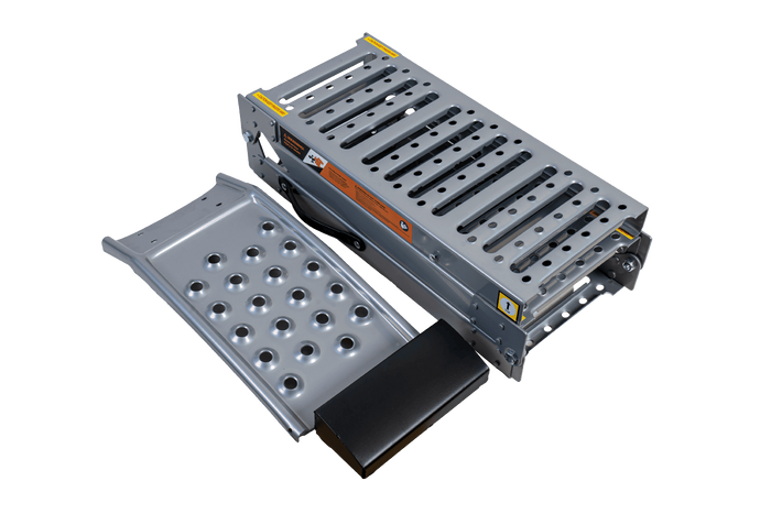 Rampe pliabile UNITRAILER ALR005 din oțel pentru remorci 200 cm 500 kg set de 2